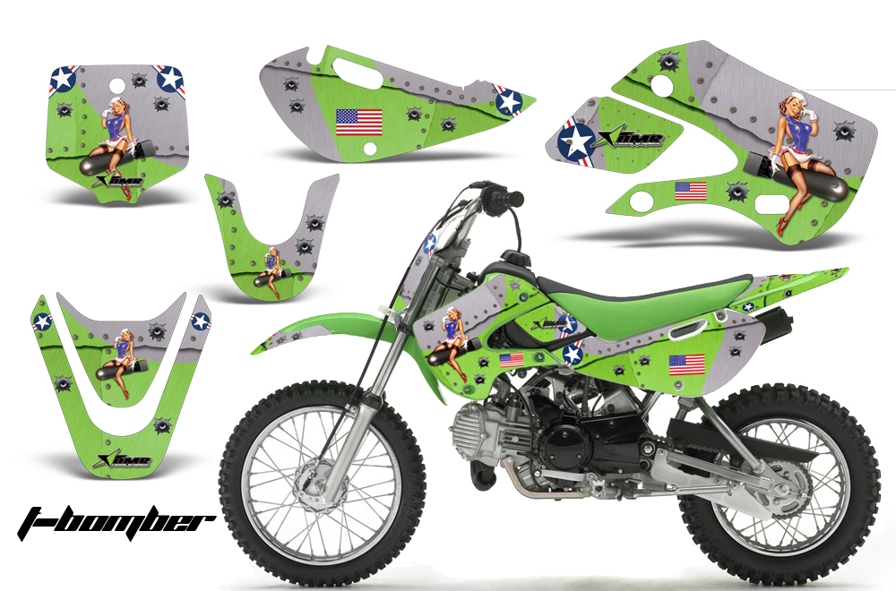 Kawasaki KLX 110 KX 65 00-09 NP Graphic Kit TB G